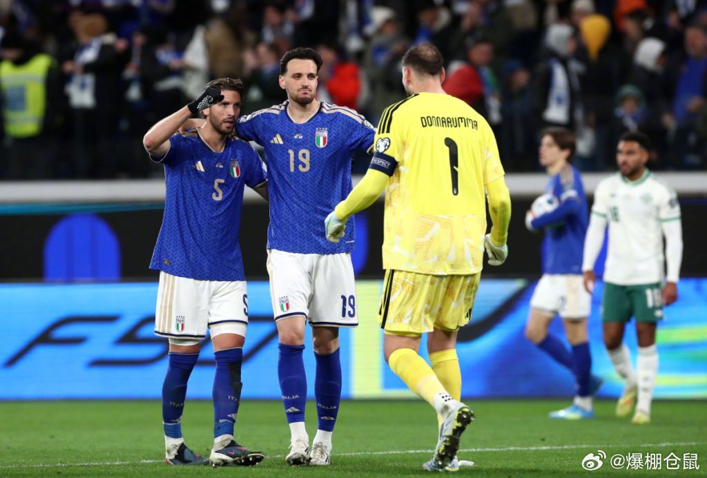 【最后一战】意大利2比0北爱尔兰 ，进入世预赛附加赛决赛，与波黑争夺一张世界杯门