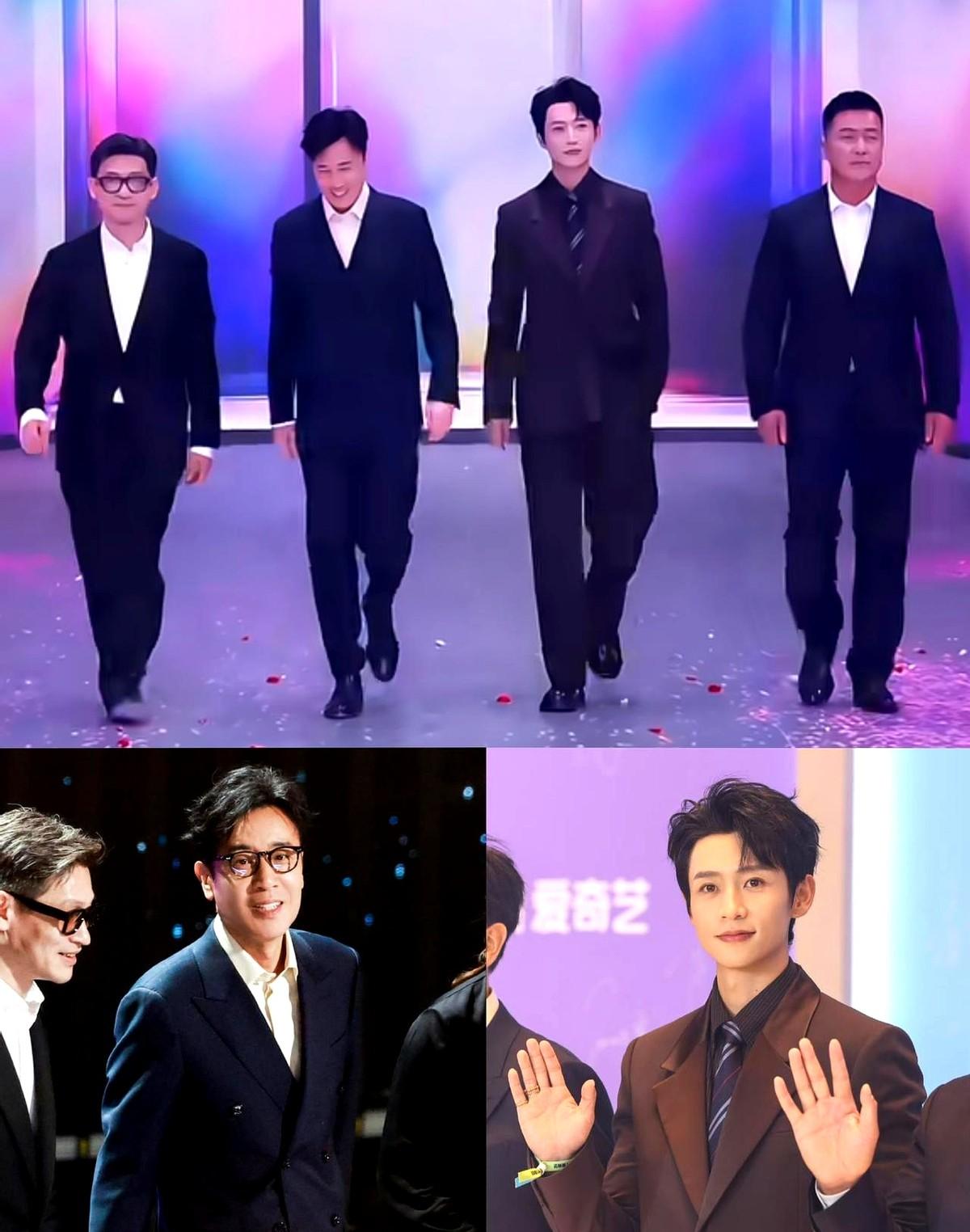 我怀疑，魏晨说谎了，昨晚红毯上那身高差简直离谱，官方数据硬说只差4厘米？
眼睛一