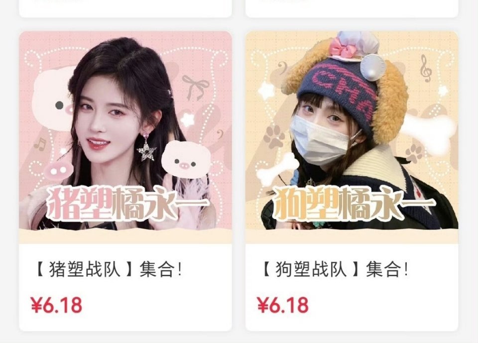 感觉这次是🐷塑vs🐶塑，🐱塑和🐰塑已经输了