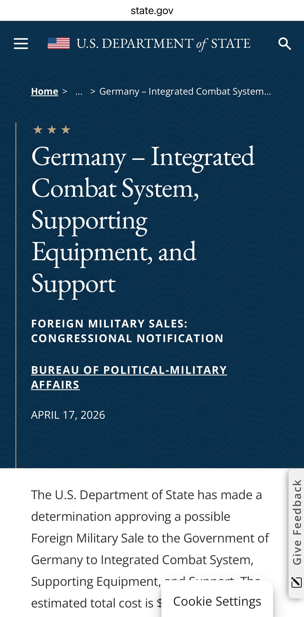 中外舰闻烽火问鼎计划 帝国🇺🇸已发出供给德国🇩🇪海军8条F-127导弹护