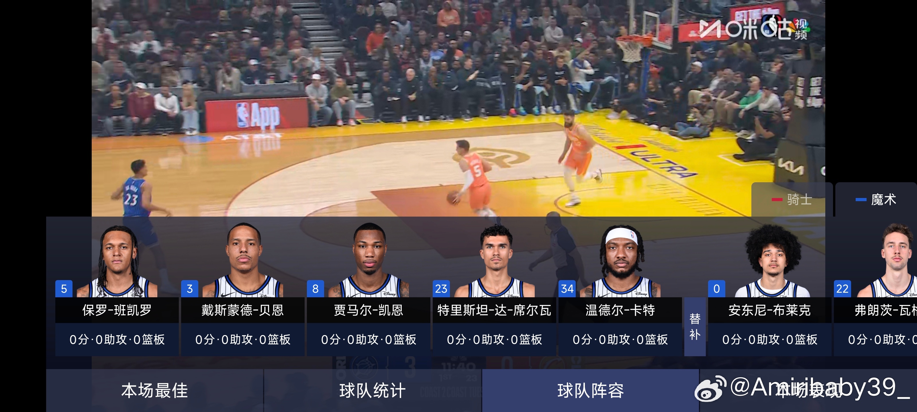 谁能告诉我这个贾马尔凯恩是谁，为什么魔术首发会有我不认识的人😵💫😵💫😵