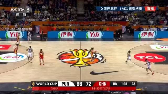 央视解说揪心：中国女篮险胜波多黎各