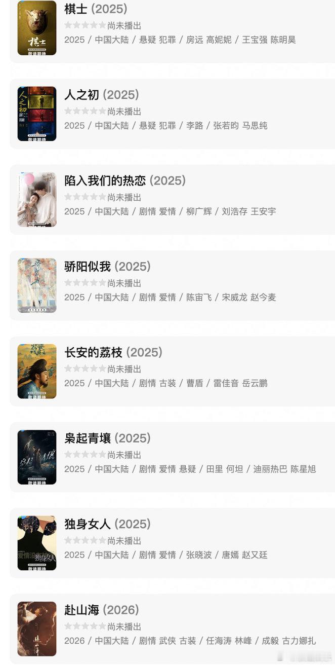 腾讯2025年度最受期待剧集？这些都不是很热的题材，简介看着也没有新鲜感确实很难