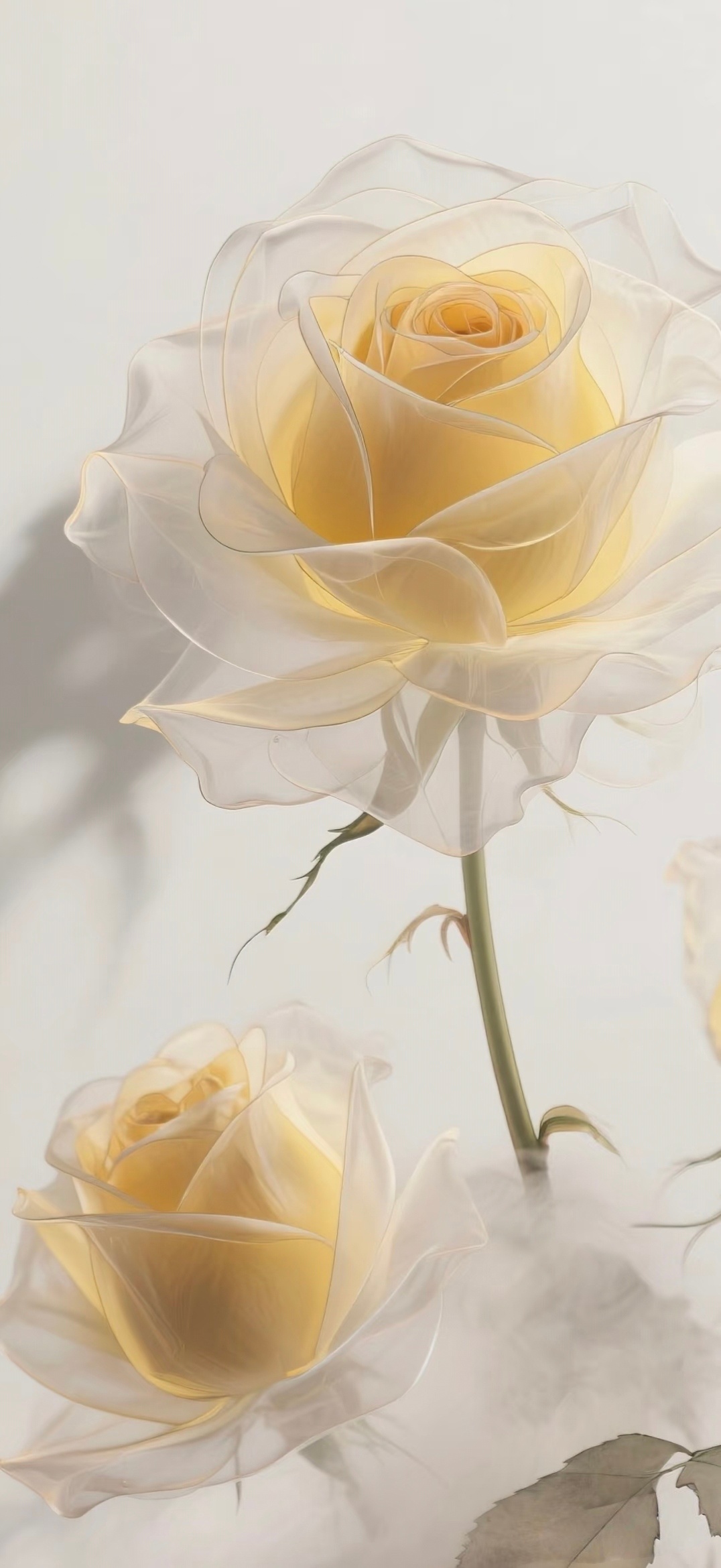 𝙎𝙃𝘼𝙍𝙀🌹‖ 黄粉蓝玫瑰🌹生活不论好与坏，每天都是限量版ʕ๑•ɷ