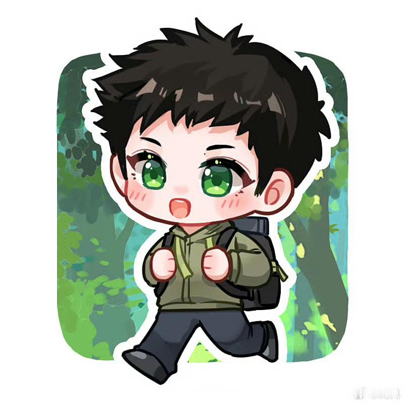 Q版王大胆  太可爱了吧王一博 cr:logo 