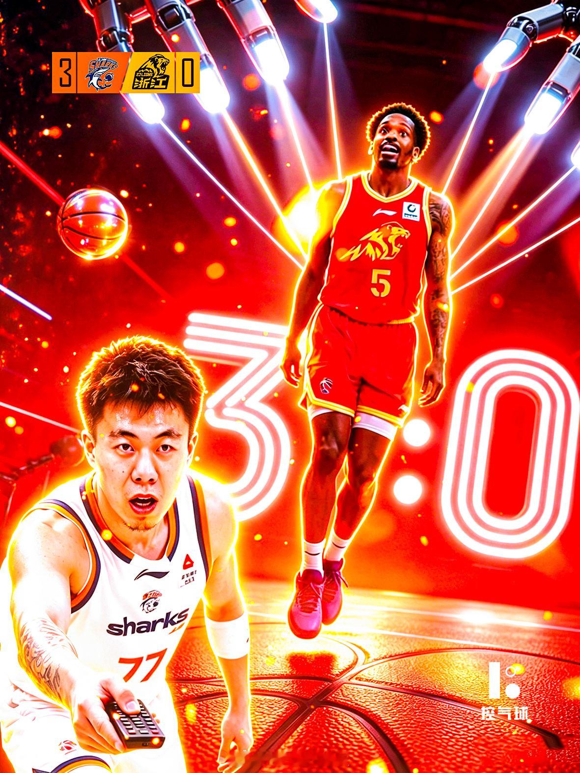 万万没想到！广厦四外援出战，反倒被上海赢了33分，大比分3-0被逼入绝境。张镇麟