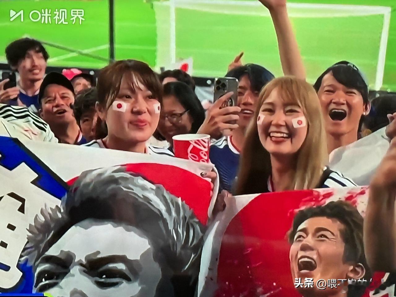 黄健翔说:日本足球已经达到这个境界了。一个群体怎样对待足球，足球就会怎样对待他们