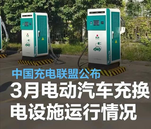 #中国充电联盟公布3月全国电动汽车充换电基础设施运行情况#
4月10日，中国充电