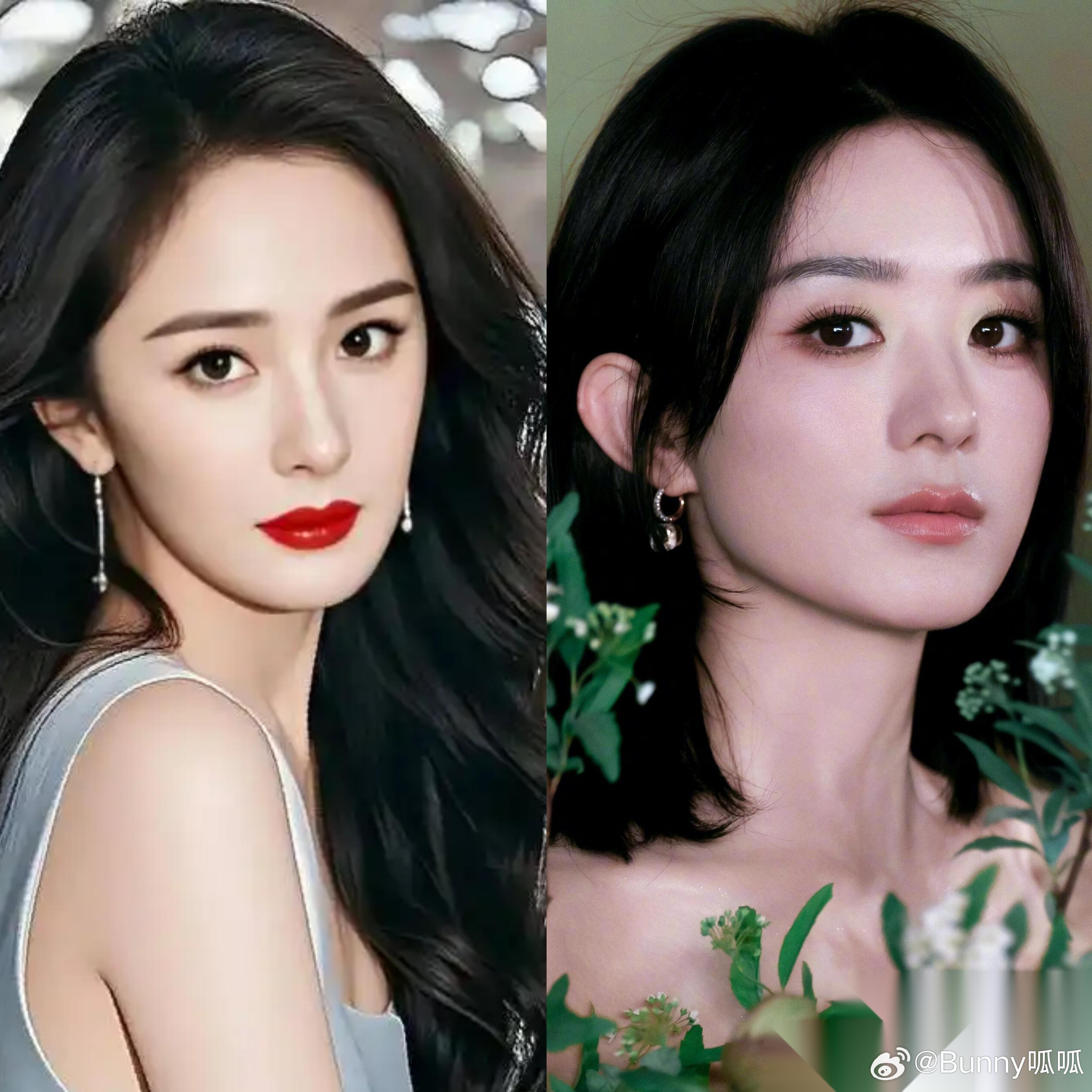 杨幂应该挺羡慕赵丽颖的！ 同样是离/婚的女演员， 赵丽颖竟然停工，可以经常陪伴在