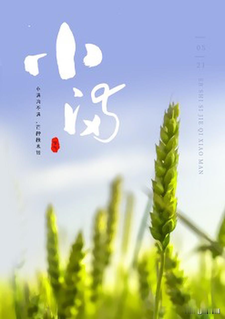 ”“小满节气的含义是什么?“风吹麦浪绿渐黄，万物小得盈满。在这个时节，连空气里都