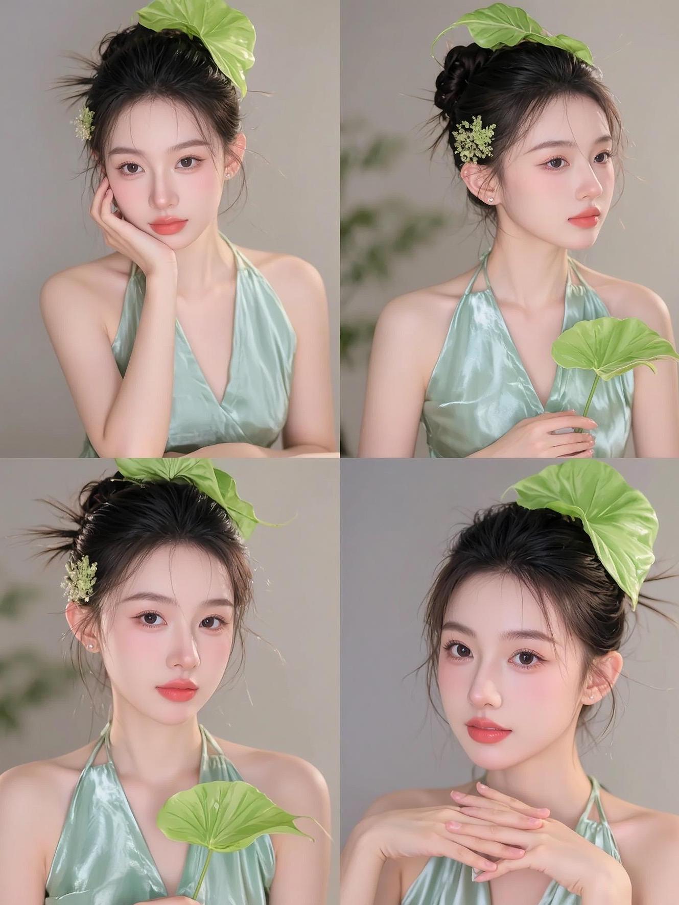 绿植清新写真 ai创作 AI创作灵感挑战赛太权威 全新AI写真