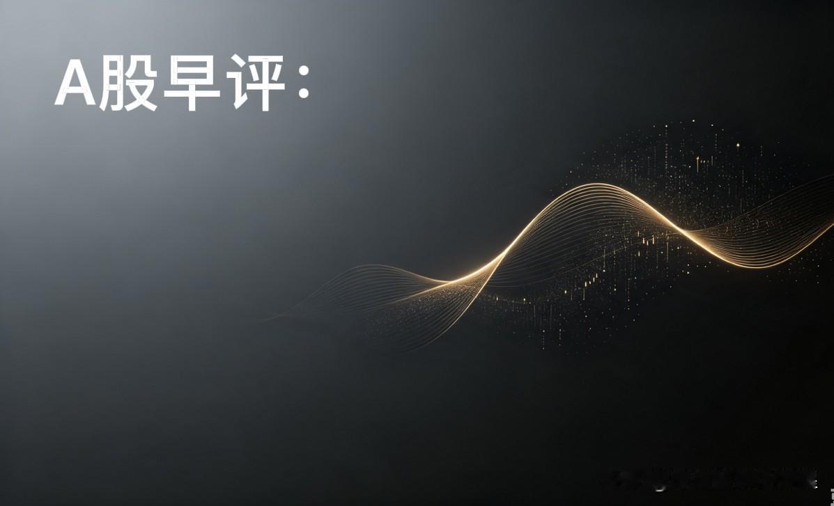 早评： A股马上就要开盘了，对于今天的行情，我再重点分享几个观点

第一，昨夜美