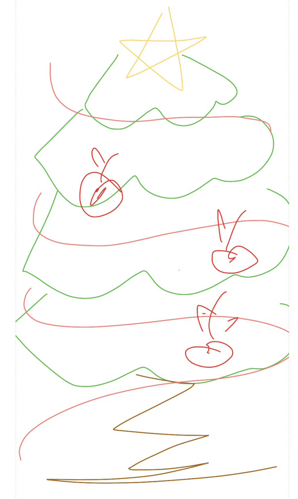 给大家画了一颗圣诞树，提前声明不接稿 