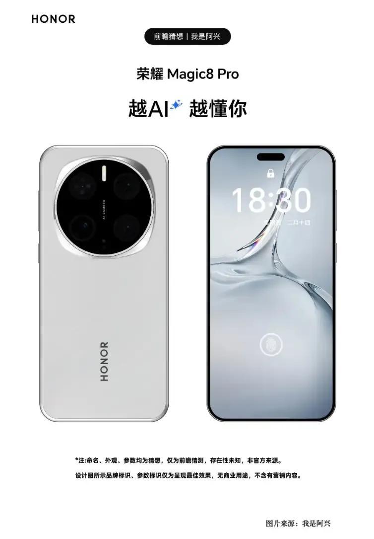 💥【荣耀核弹来袭】友商连夜改方案！  
Magic8系列配置单提前炸场——  
