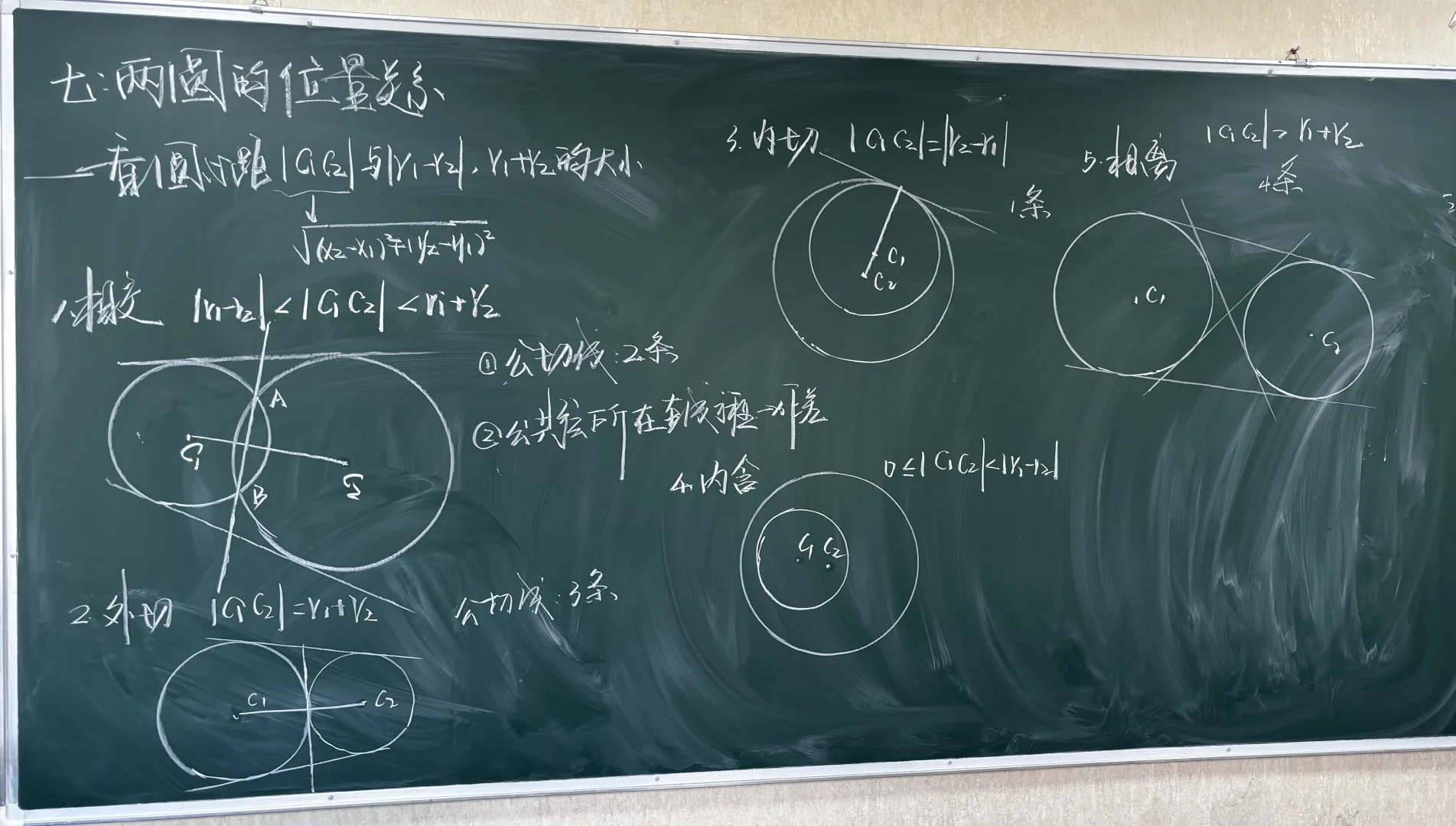 讲两个圆