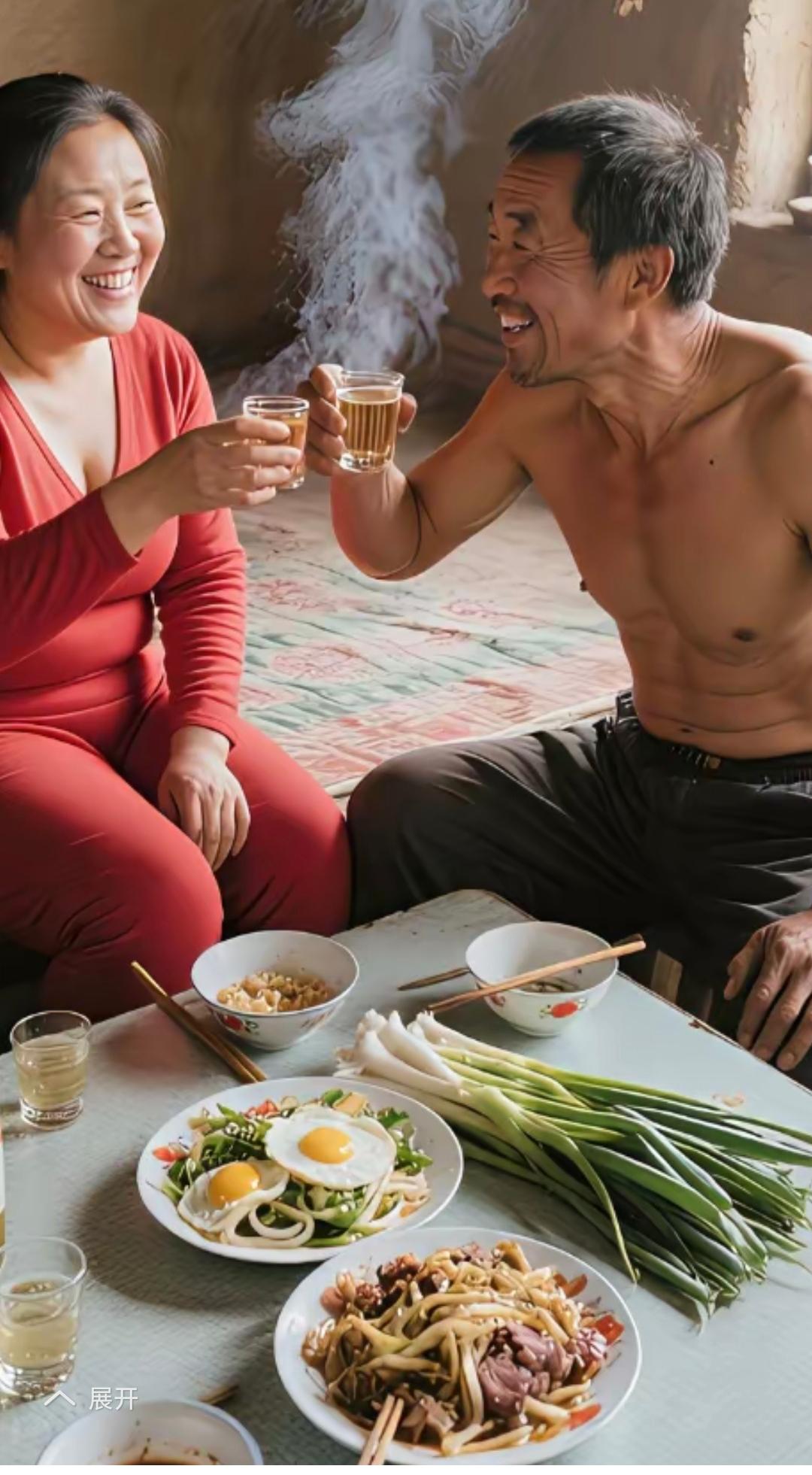 住着高楼大厦，穿着绫罗绸缎，吃着山珍海味，不一定有他们幸福！ 这才是基层百姓，最