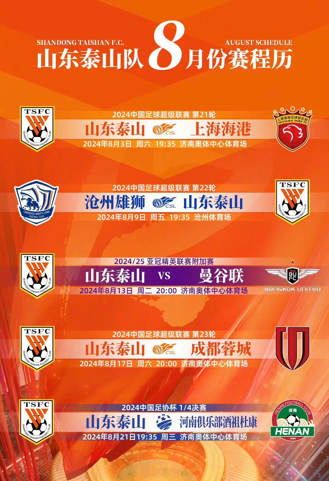 泰山队，加油！面子和脸，从来都是自己挣来的！ ​​​