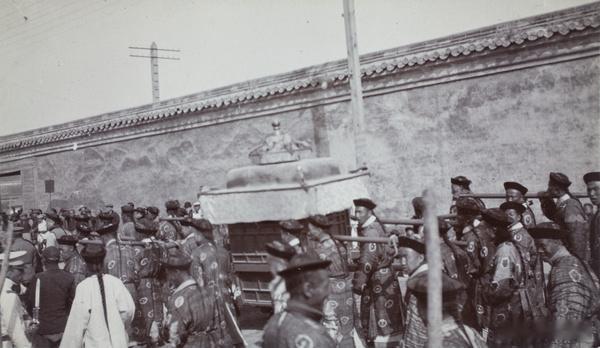 隆裕太后的送葬，北京，1913年 ​​​