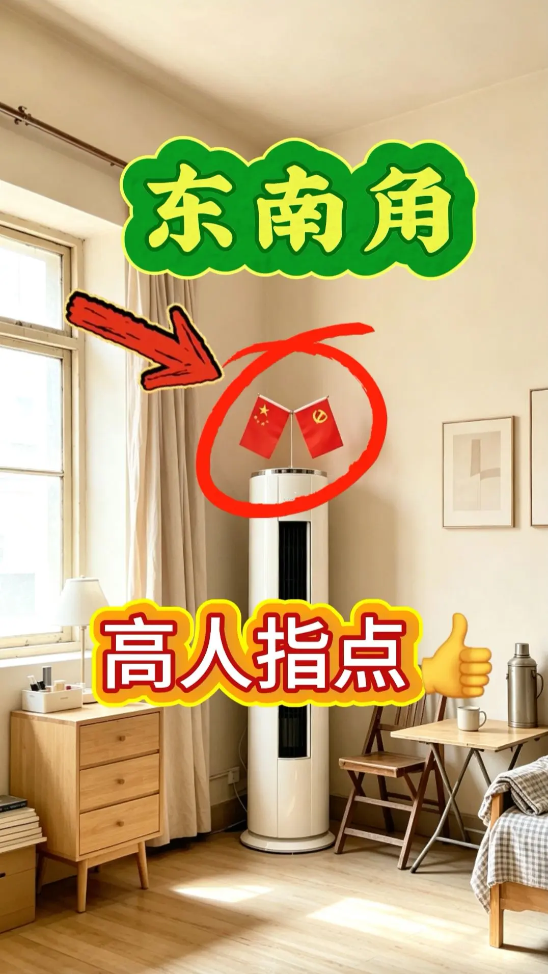 家中红旗立，万事无人欺。