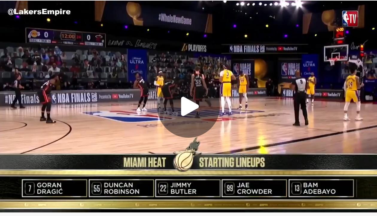 明天早晨七点能看到[doge]（20年总决赛g1）詹姆斯浓眉nba季后赛 ​​​