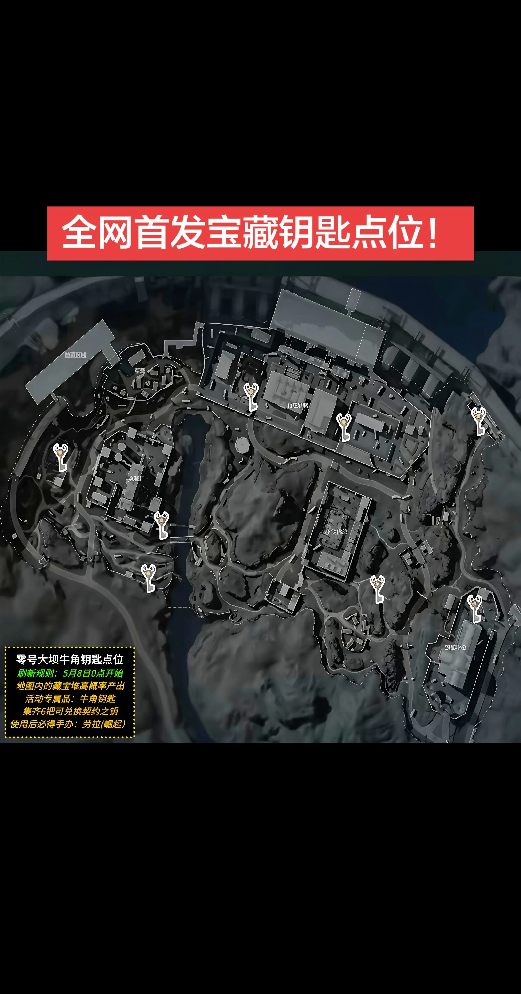 全网首发宝藏钥匙点位。