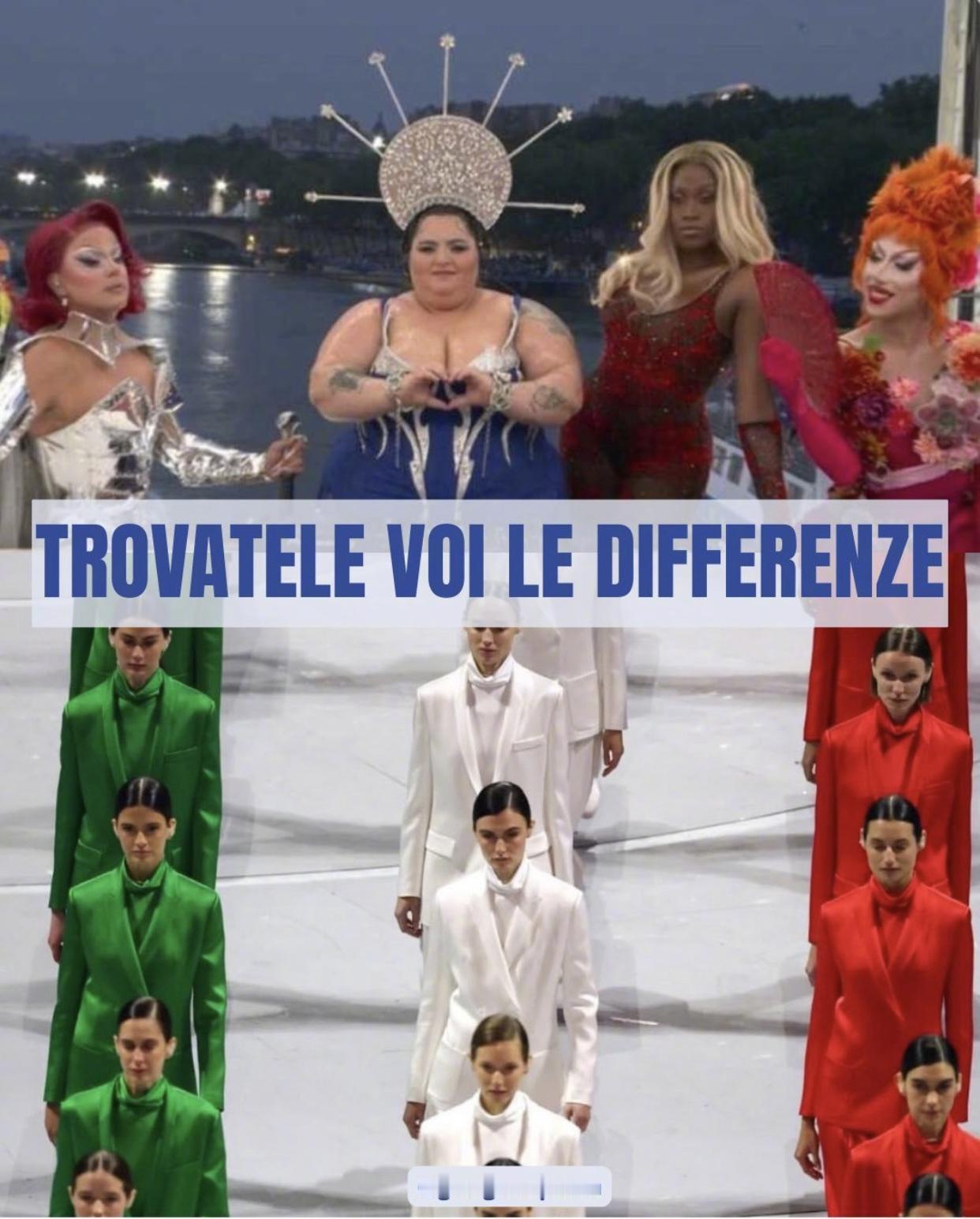 奥运会开幕式，法国和意大利的对比，谁赢了？！