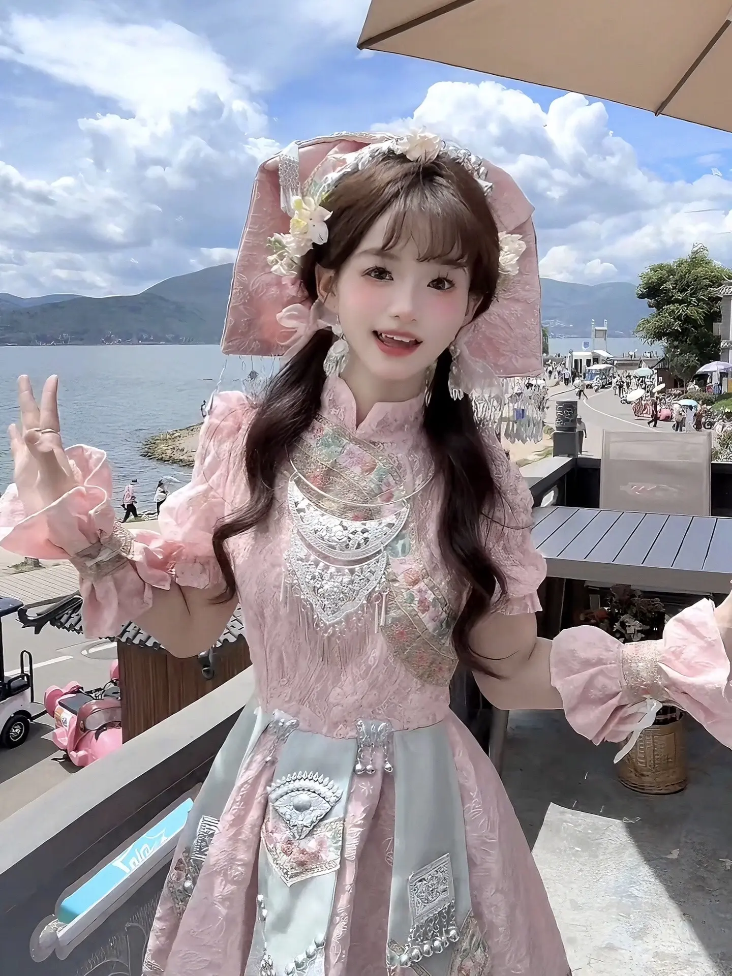 在大理洱海 当了一天壮族甜妹~
