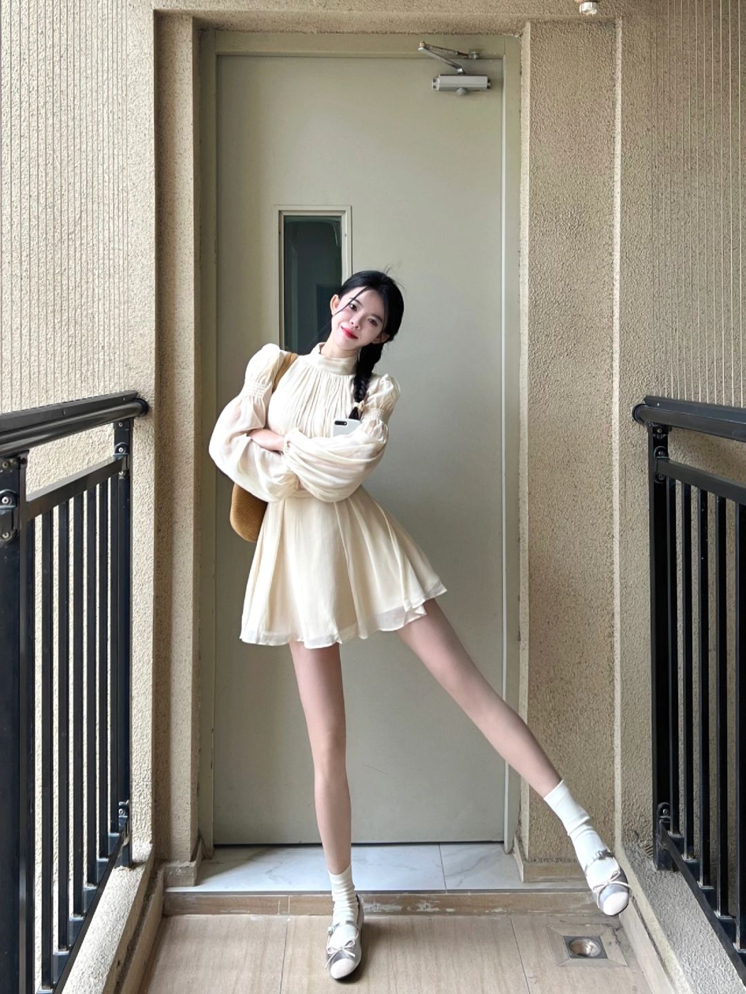 我的少女感是这条裙子给的！