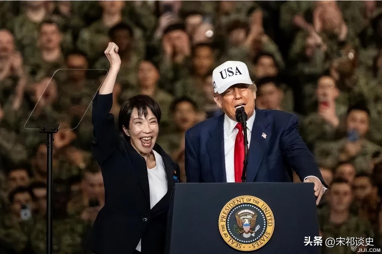 丢尽脸面！高市早苗访美狂献媚，日本民众怒骂：这是卖国外交。
日本首相高市早苗访美