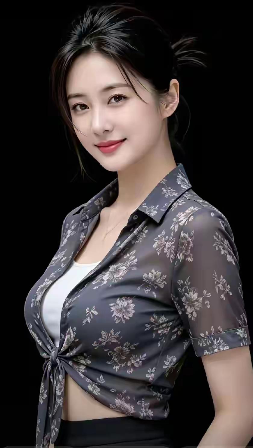 甜美少女风穿搭，清新花卉衬衫搭配，元气满满！🌸💕