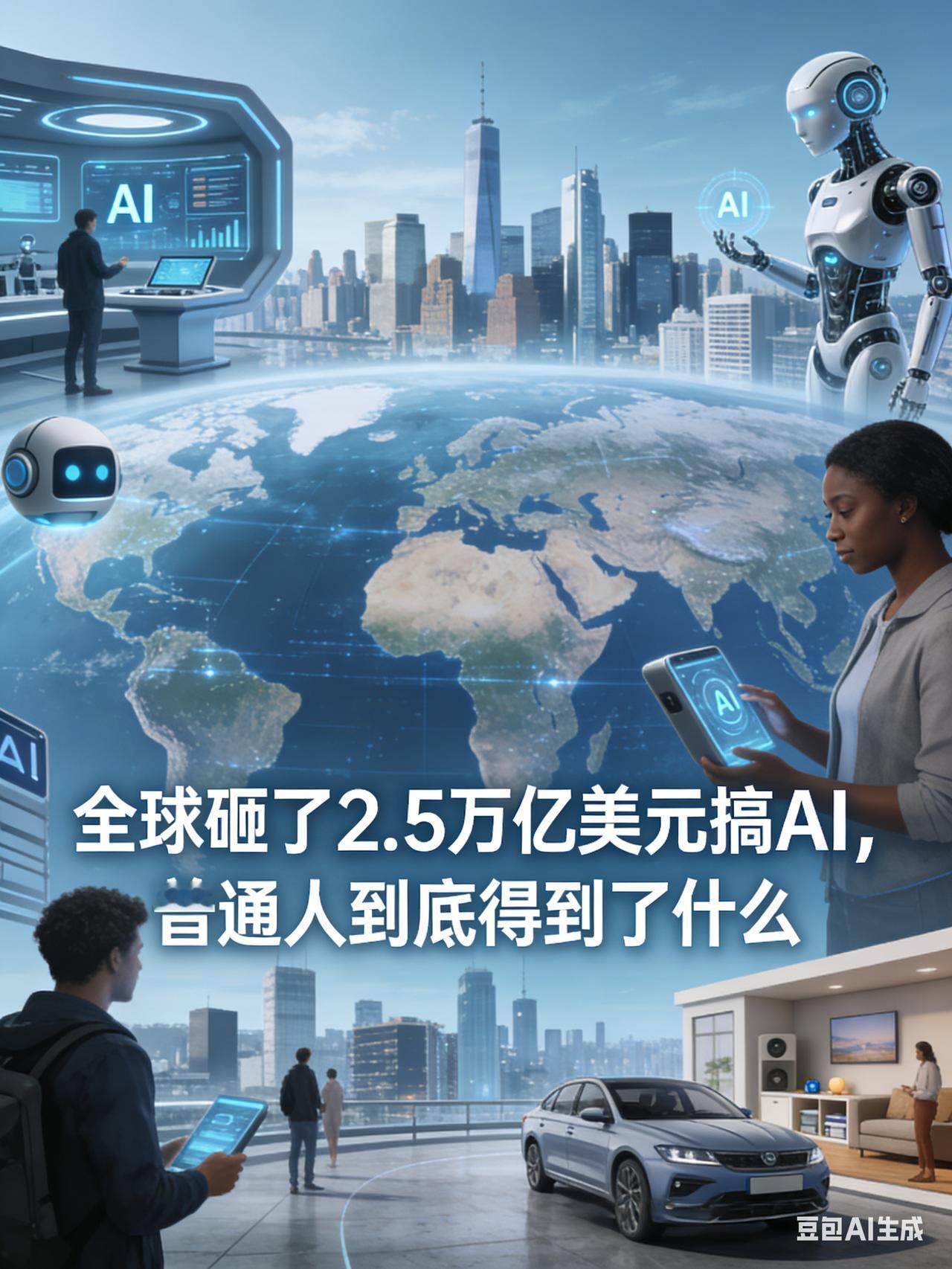 全球砸了2.5万亿美元搞AI，普通人到底得到了什么

你发现了吗？最近关于AI的