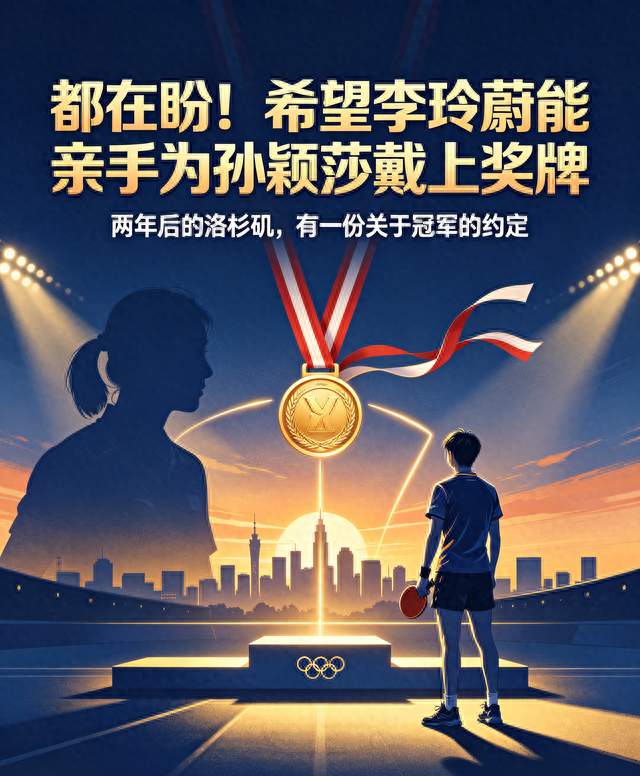 都在盼！希望李玲蔚能亲手为孙颖莎戴上奖牌