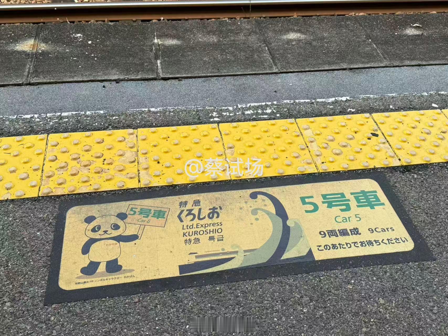 白滨站（2）如果没有熊猫和卡通小妹，这会是个再普通不过的小镇小站，甚至有点破旧。
