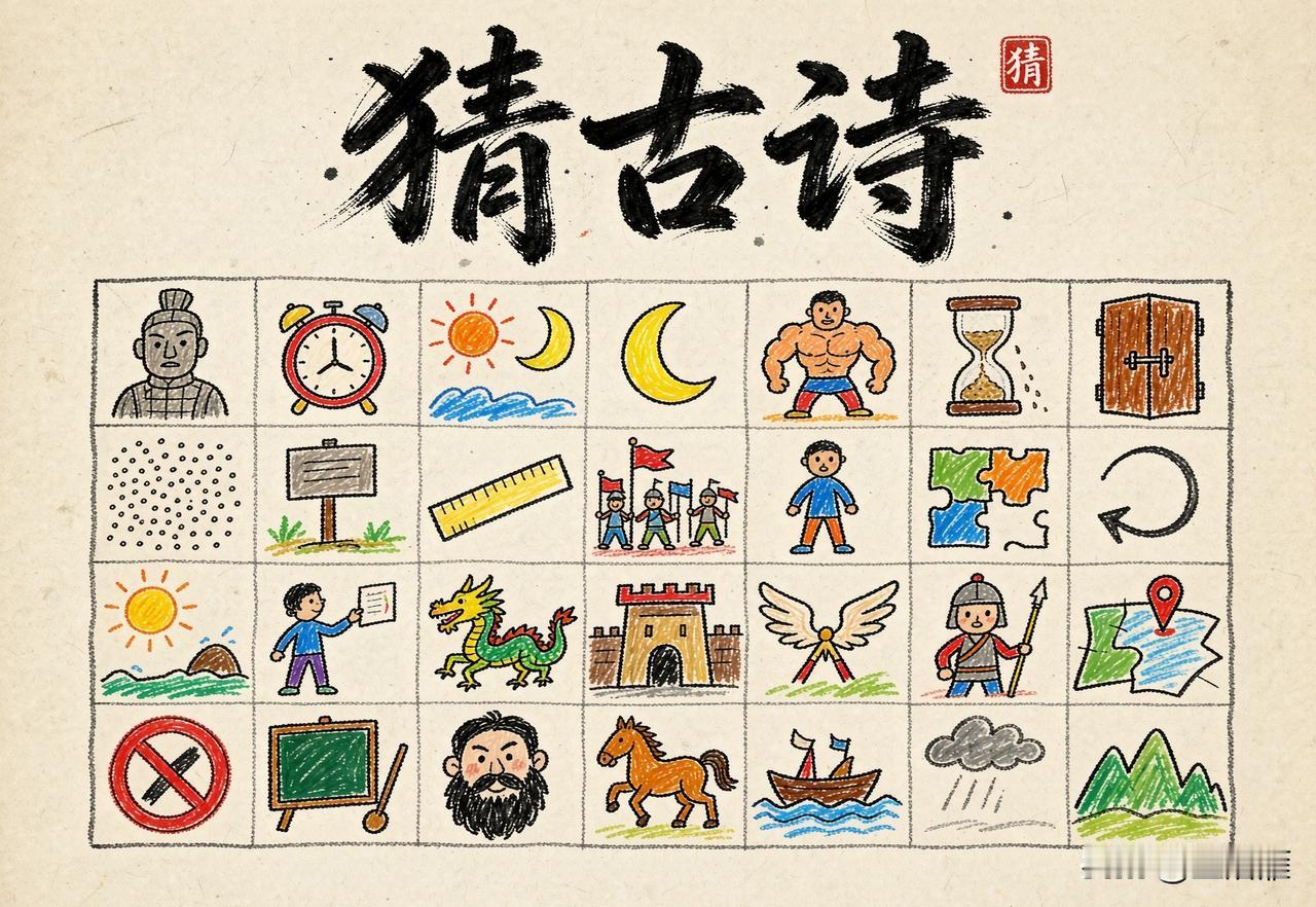 识图猜古诗！
一幅画一个字
猜一猜是哪首古诗？

[微风]邀联[微风]
上联：‌