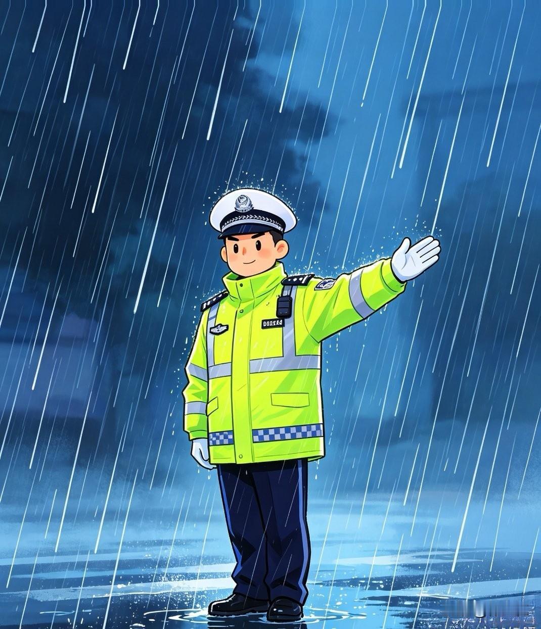 一、视频核心内容与走红原因
真实场景引发全球共情：视频记录了中国交警在暴雨中坚守