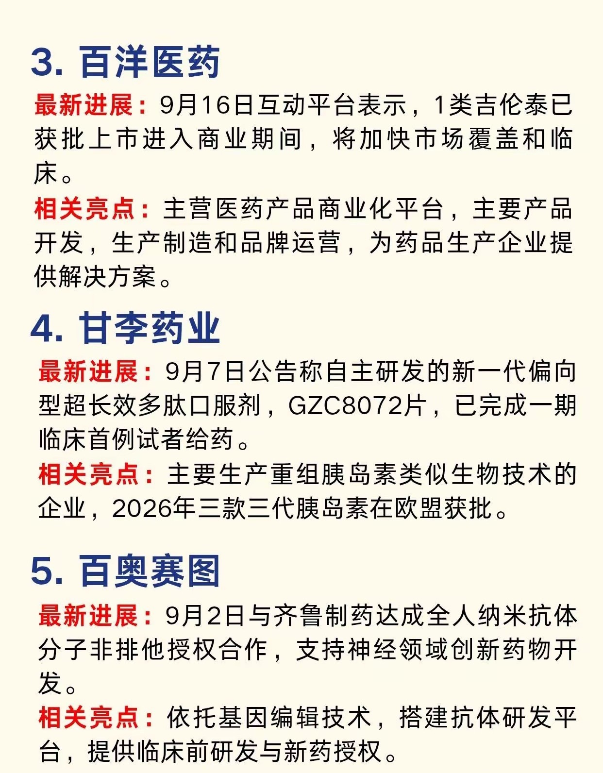 AI制药+创新药，10家企业管线迎来新进展传统新药研发周期长达数十年，投入巨大，