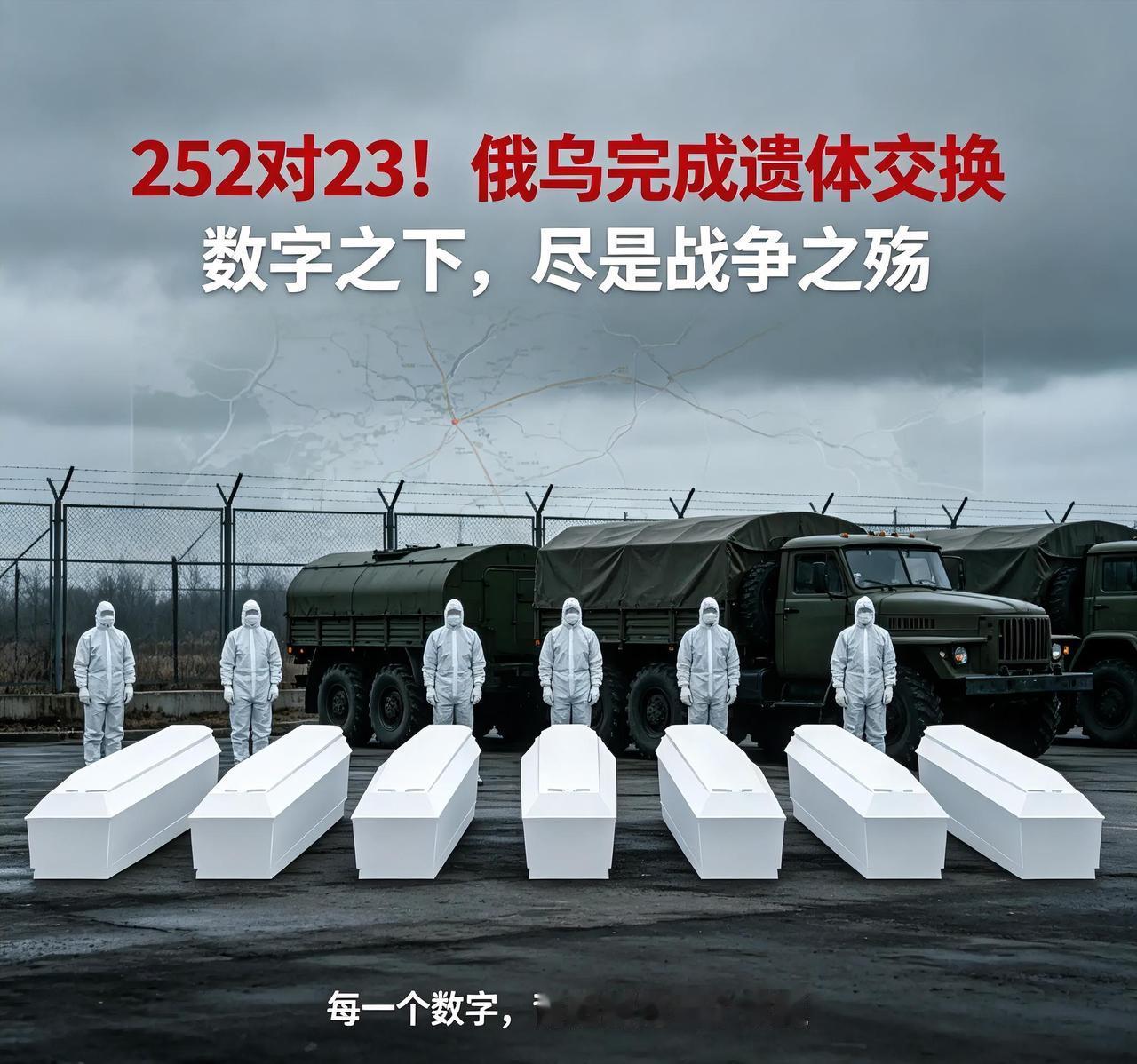 俄乌新一轮遗体交换落地！冰冷数字背后，是战争难以抚平的伤痛
 
俄乌双方在白俄罗