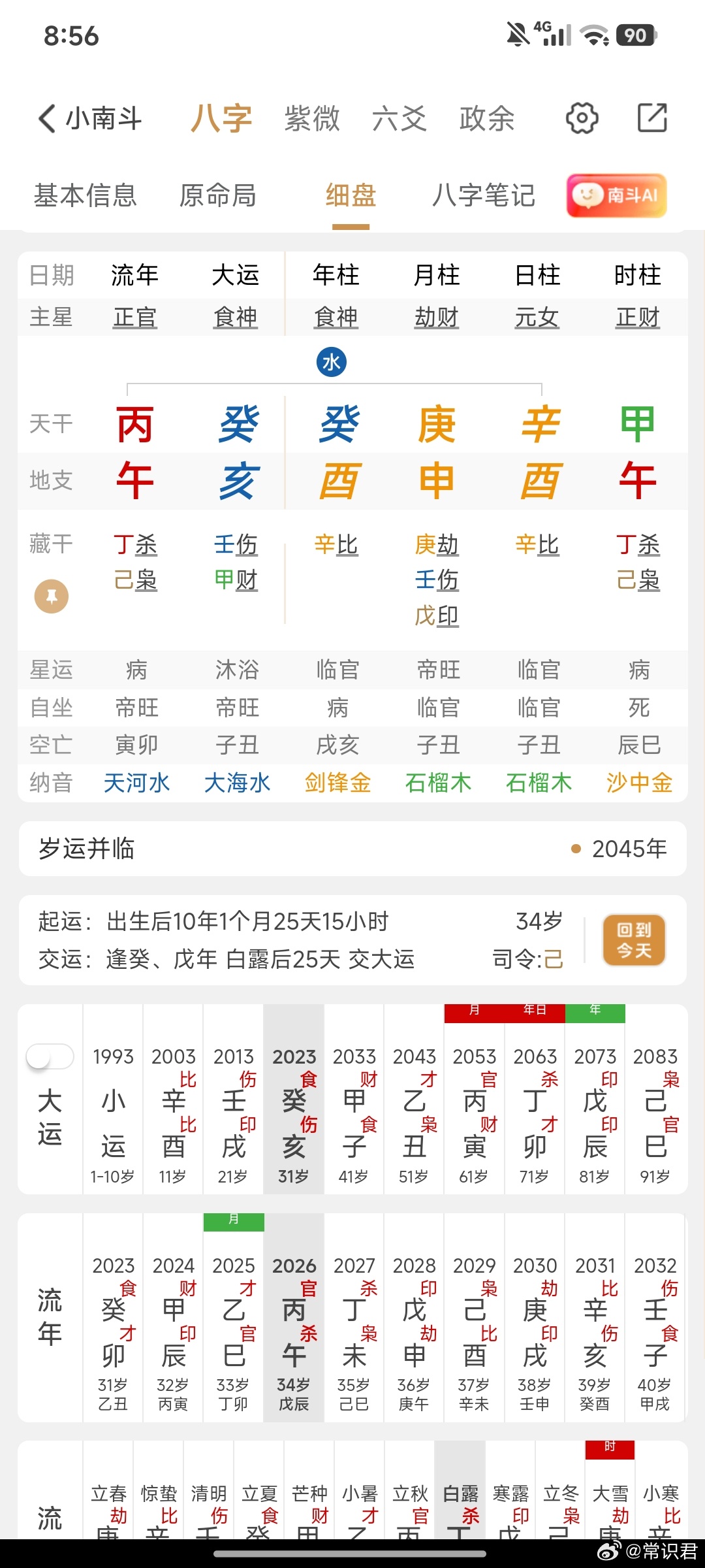 原局有点卡住，但是大运安排的不错，食伤生财的路线，两个建禄，是一个大专学校的老师