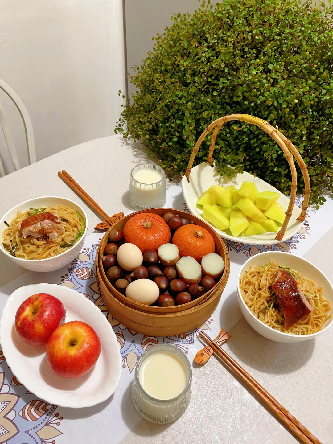 台风天的早餐