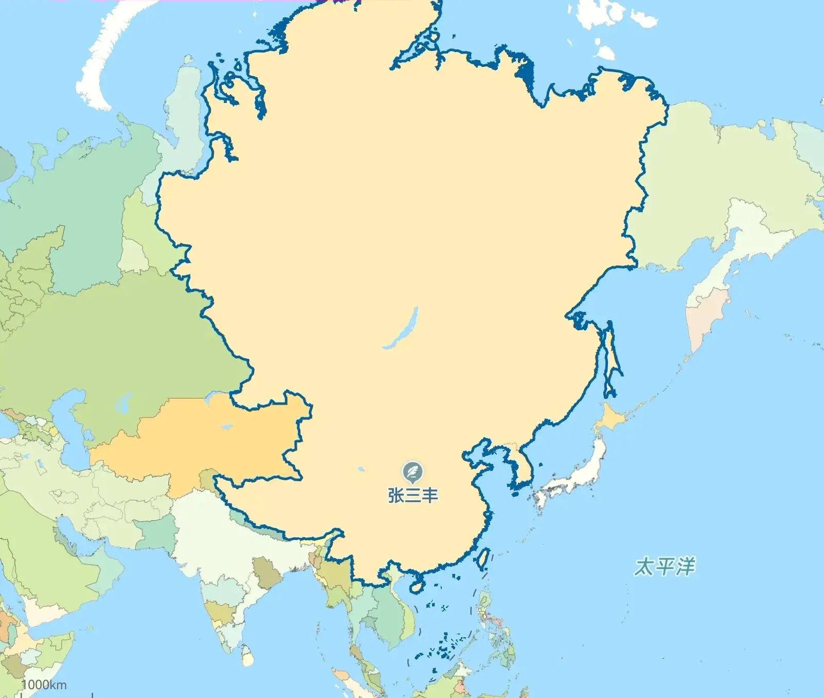 元朝版图图片演变