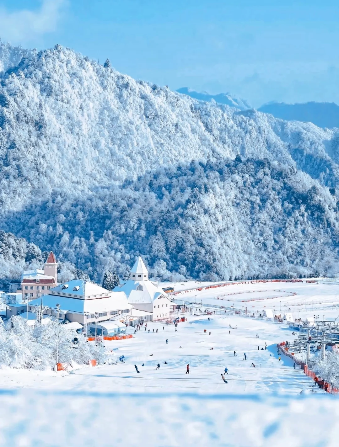 这里不是瑞士‼️ 是成都周边1.5h的西岭雪山～