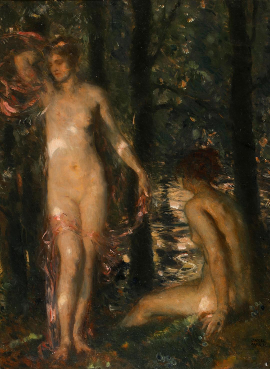 西洋历史文化鱼缸 历史人物 德国画家卡尔·冯·马尔（Carl von Marr，