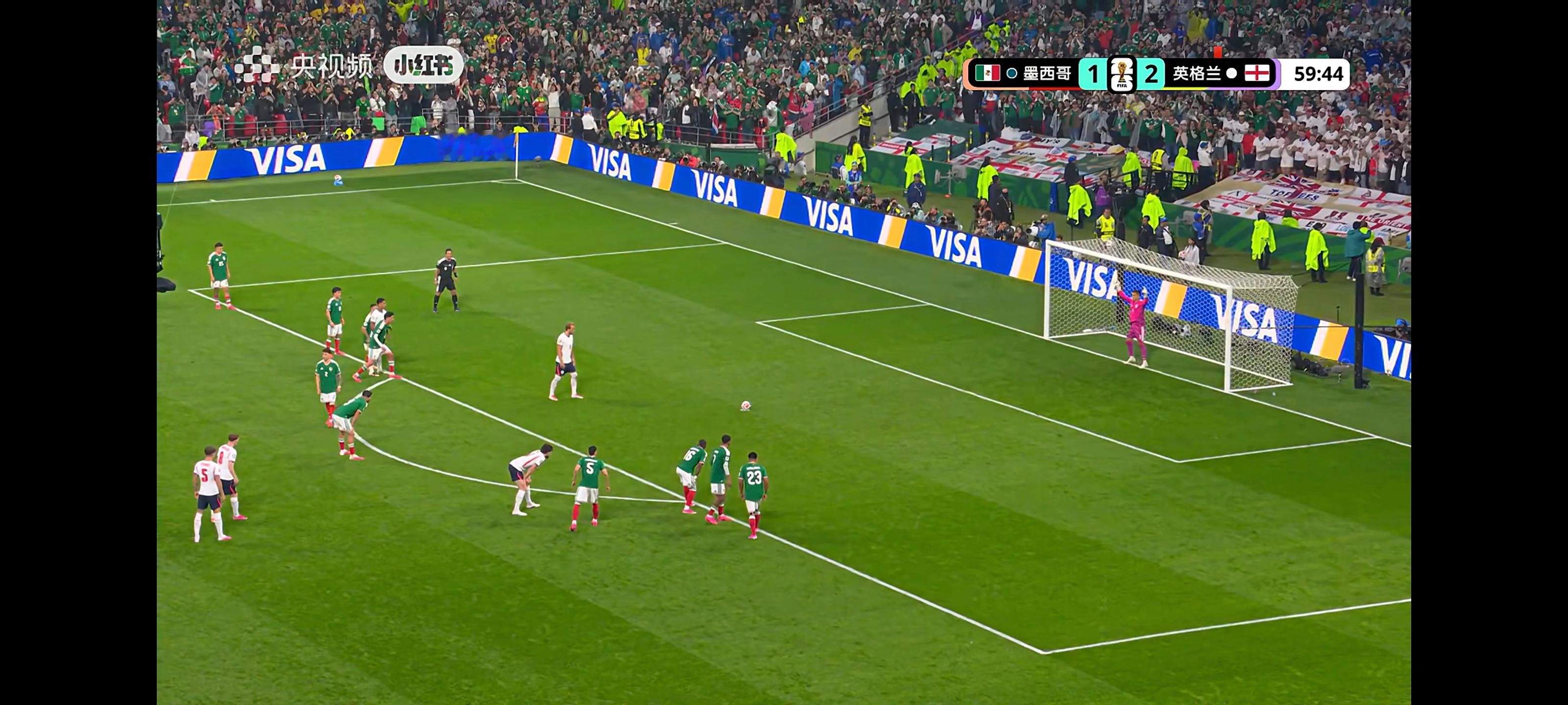 墨西哥vs英格兰世界杯凯恩点球打进世界杯1/8决赛 墨西哥vs英格兰