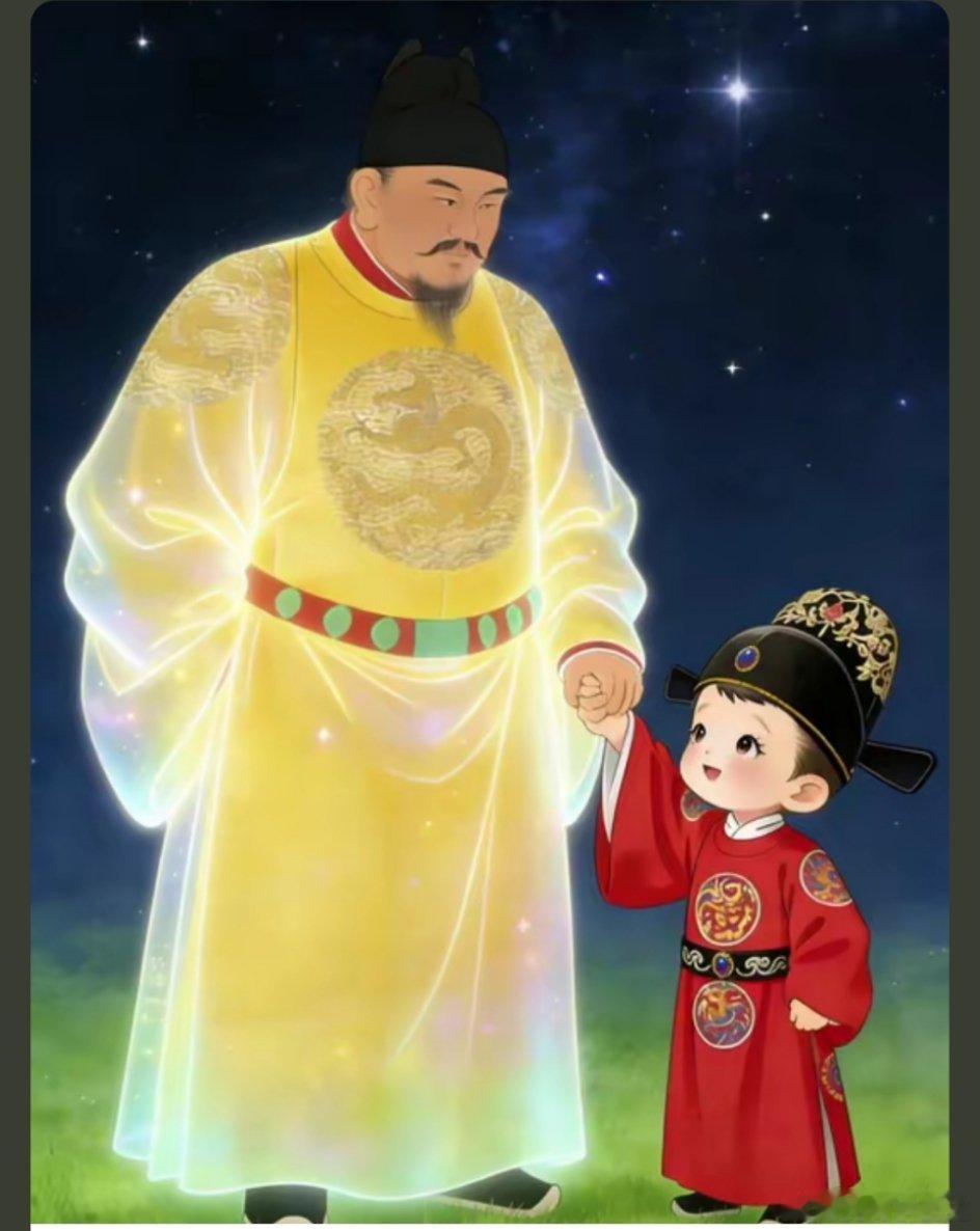 我们汉人的老祖宗。洪武大帝和永乐大帝。带领我们汉家儿女驱除胡虏，恢复中华。汉服汉