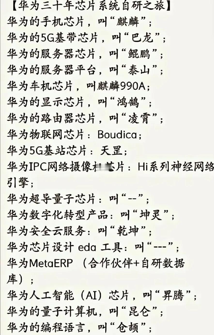 这就是为什么要支持华为的原因了，全都是核心技术，全都是自研，从不会拿高通芯片高喊