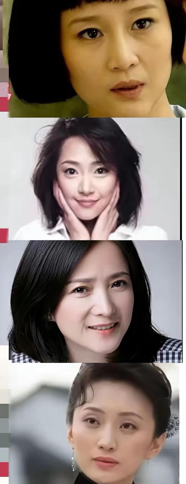 把许亚军的四任妻子放在一起，不得不感叹他本人真的是艳福不浅。

四任妻子都容貌秀