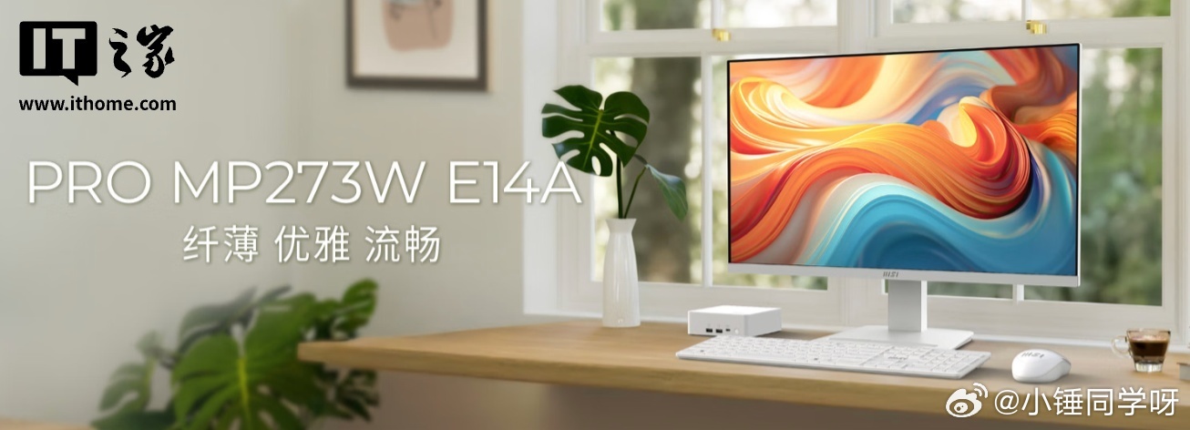 浪姐总决赛【微星推出“PRO MP273W E14A”27 英寸显示器：1080