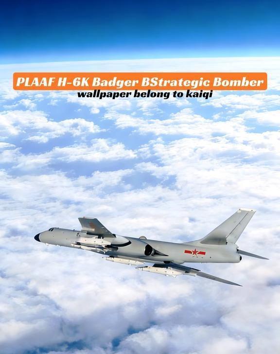 带弹远航｜中国空军轰-6K战略轰炸机H-6K
搞的就是艺术 航空摄影 航空 飞机