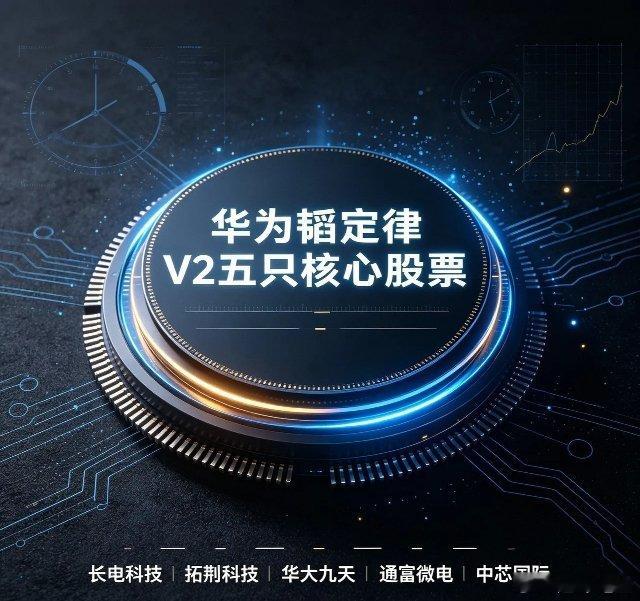 华为韬定律V2五只核心股票1.长电科技（600584）国内先进封测龙头，华为麒麟