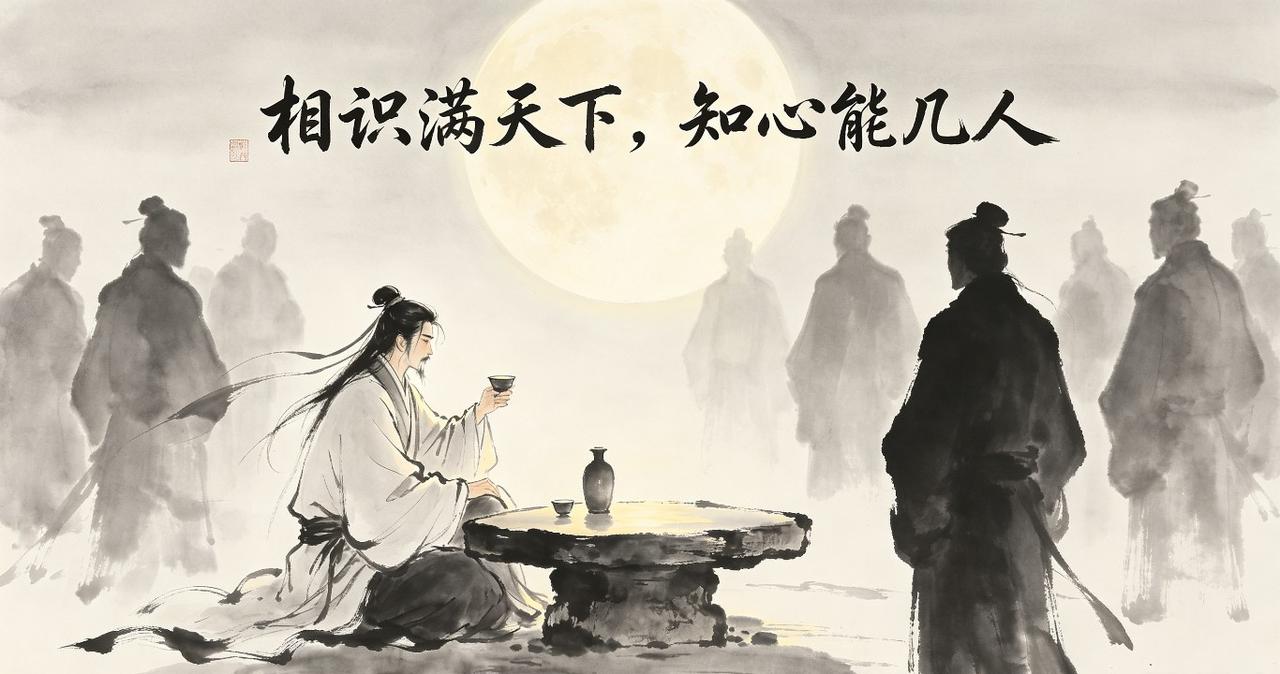 相识满天下，知心能几人
 
人这一生，走走停停，一路相逢无数。
 
我们在人海里